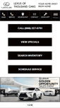 Mobile Screenshot of lexusofthousandoaks.com